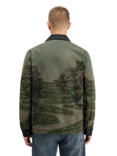 SCOTCH AND SODA Photo-Printed Twill Coach Jacket at Gravity NYC